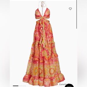 Medium Alexis Freya Silk Cut Out Maxi Dress